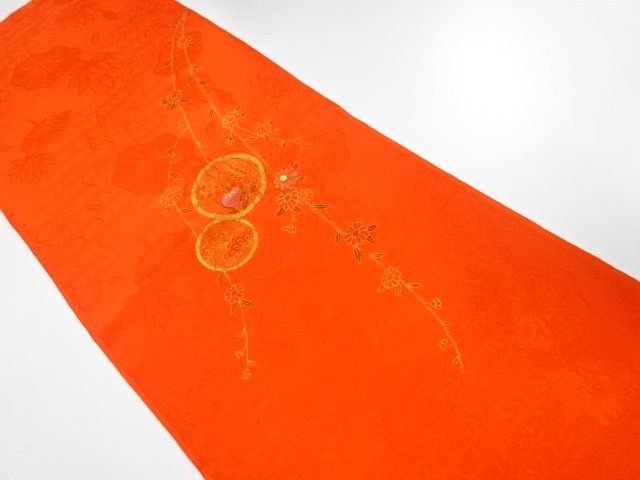 JAPANESE KIMONO / UNUSED EMBROIDERY OBIAGE